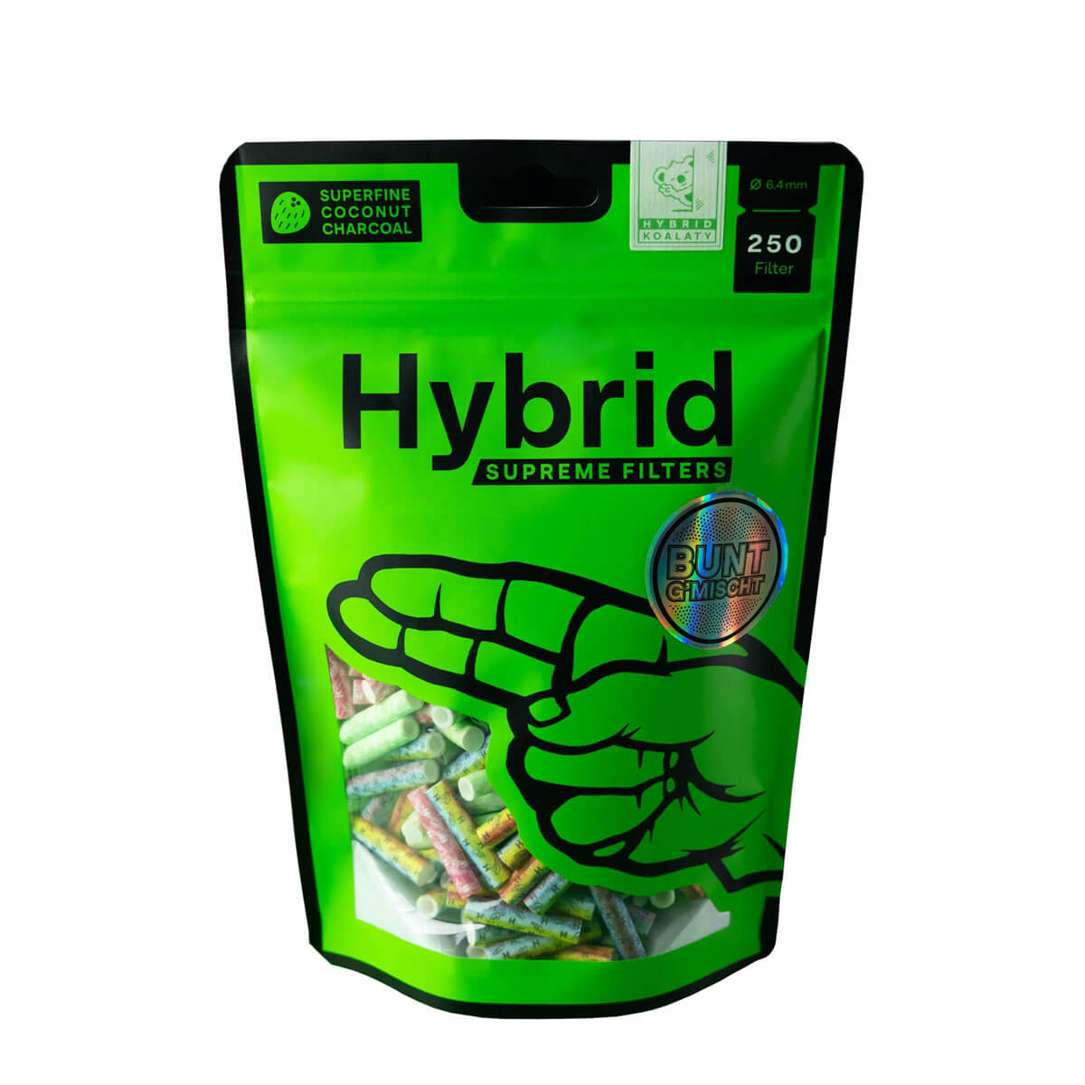 Hybrid Supreme Filters 6.4mm 250er Rainbow–